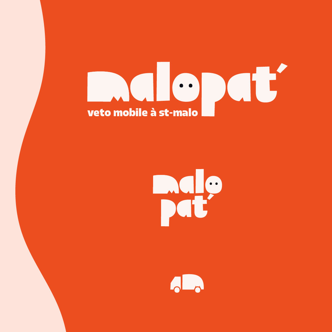 Découvrez notre dernier projet : MaloPat’, vétérinaire mobile à Saint-Malo ! Lunéa Studio, agence graphique santé, bien-être, cosmétique. Identité visuelle, logo, stickers, illustration, branding.