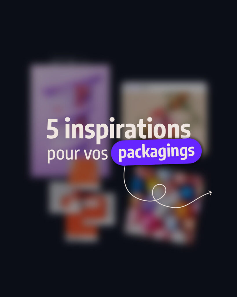 5 packagings inspirants. Lunéa Studio agence de communication Bretonne.