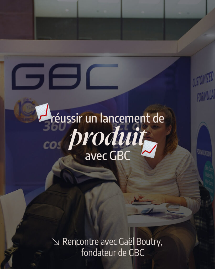 Interview de Lunéa Studio avec GBC au salon Cosmetic 360. Formulation cosmétique exclusive, partenaires industriels cosmétique et accompagnement de marques cosmétiques.