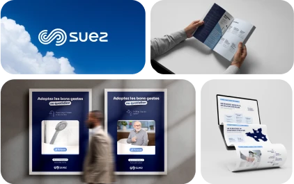 lunea studio agence graphique projet client suez