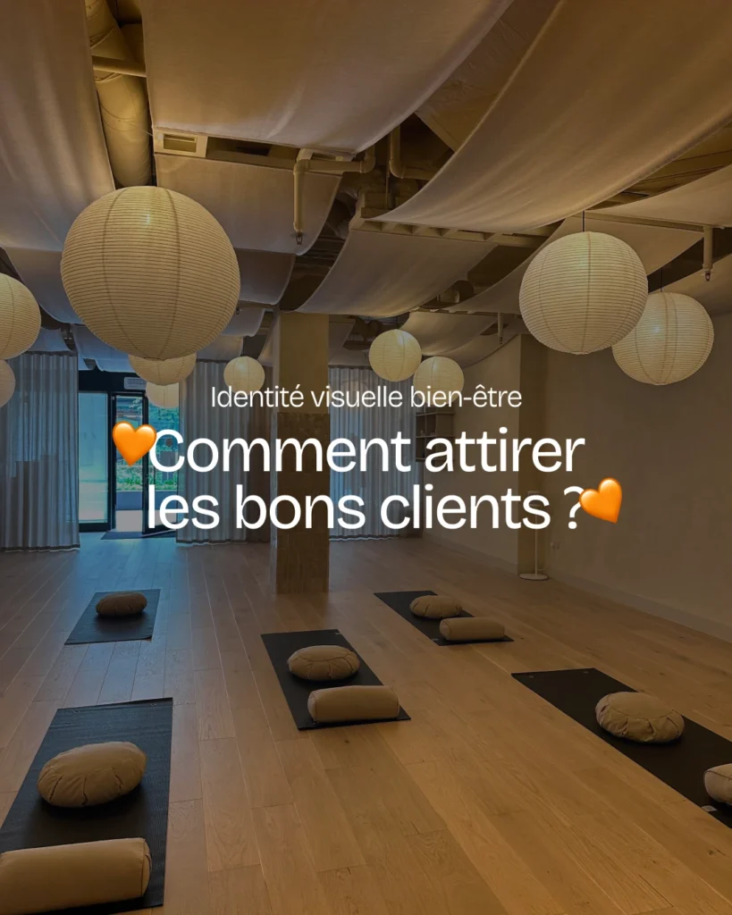 lunea studio attirer les bons client identite visuelle bien etre