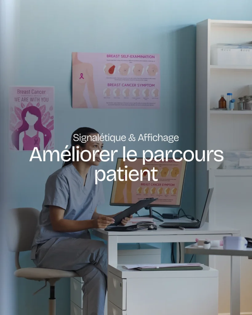 lunea studio blog parcours patient cabinet affichage signaletique