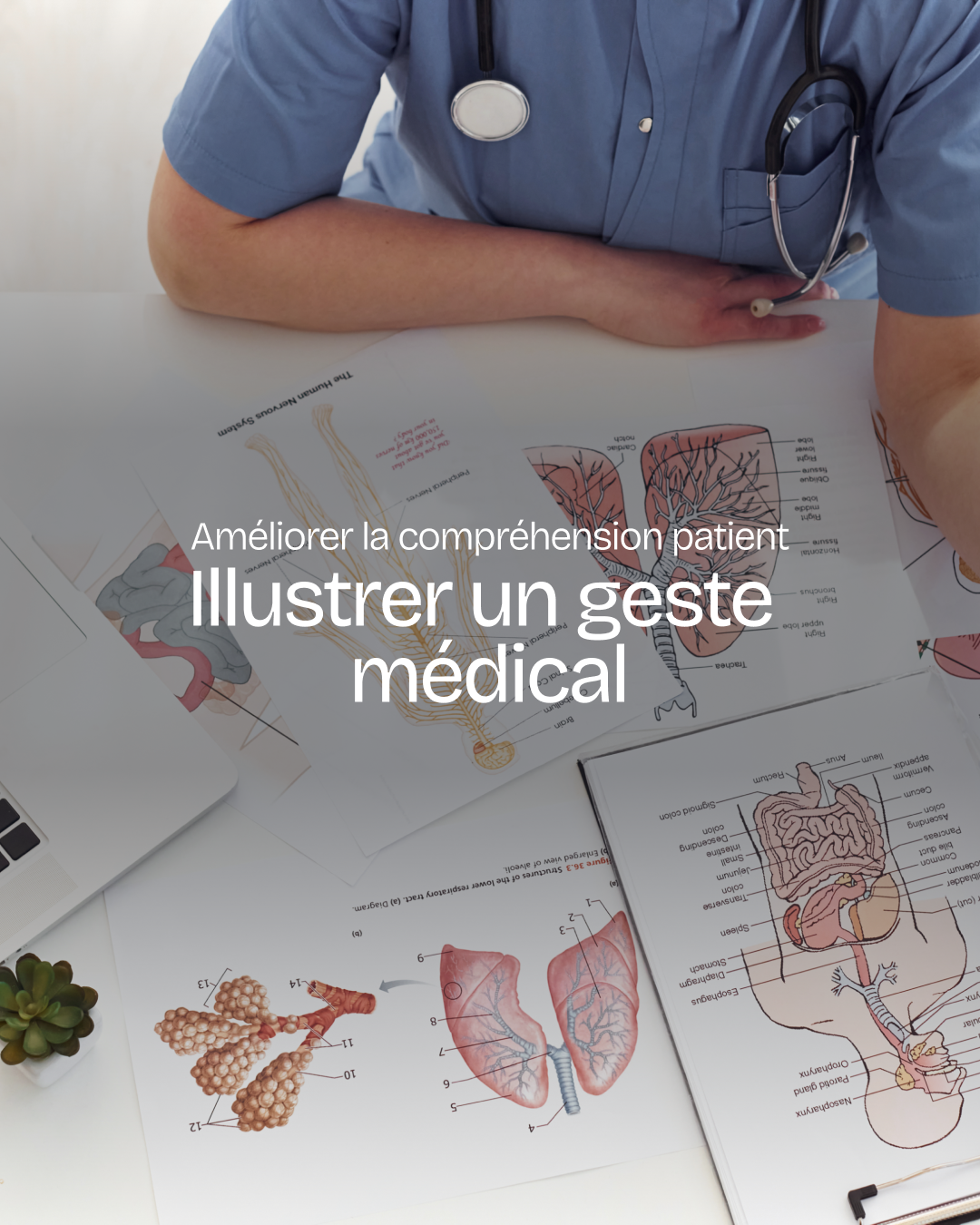 lunea studio illustrer geste médical